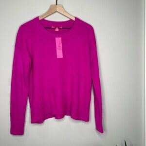 NWT Lilly Pulitzer Magenta Knit Sweater Set